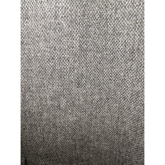 Stafford Gray Tweed Oversized Blazer Size 42 L– 70% Wool Elbow Patch Jacket Quie - Picture 11 of 13
